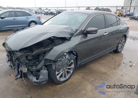 2014 Honda Accord Sport from USA, damaged, VIN 1HGCR2F56EA116730